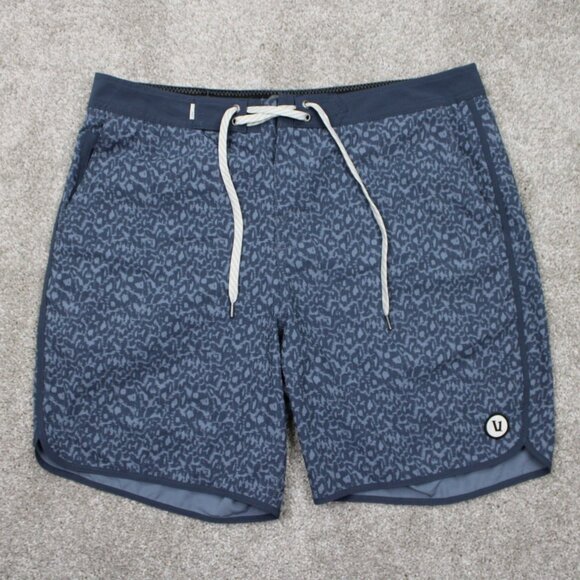 Vuori Other - Vuori Cruise Board Shorts Mens 34 Gray Drawstring Stretch Performance 8" inseam